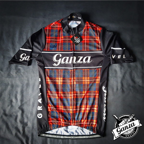 Maglia Ciclismo Gravel Scottish Red