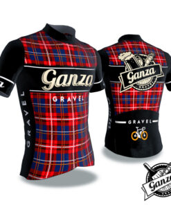Modello 3D Maglia Gravel Scottish Red
