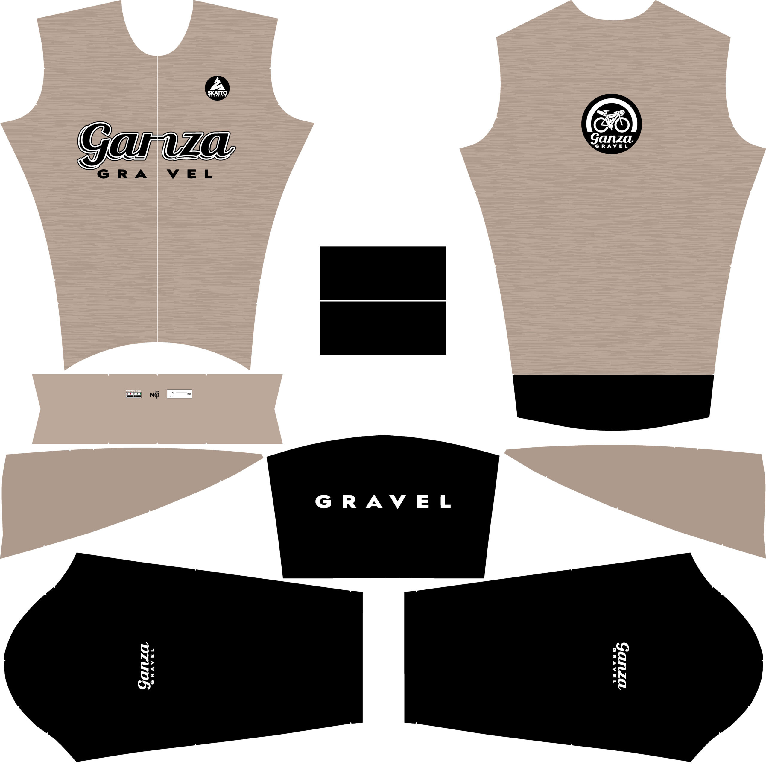 AAA Maglia Novità GANZA LANGE manica lunga (salvia, terra, senape, grigio) - immagine 3